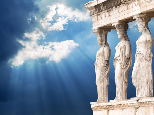 Philosophie - tragende Säulen - traditionelle Werte - Visionen | Myth Heaven 30591658 © Eastimages / shutterstock.com 